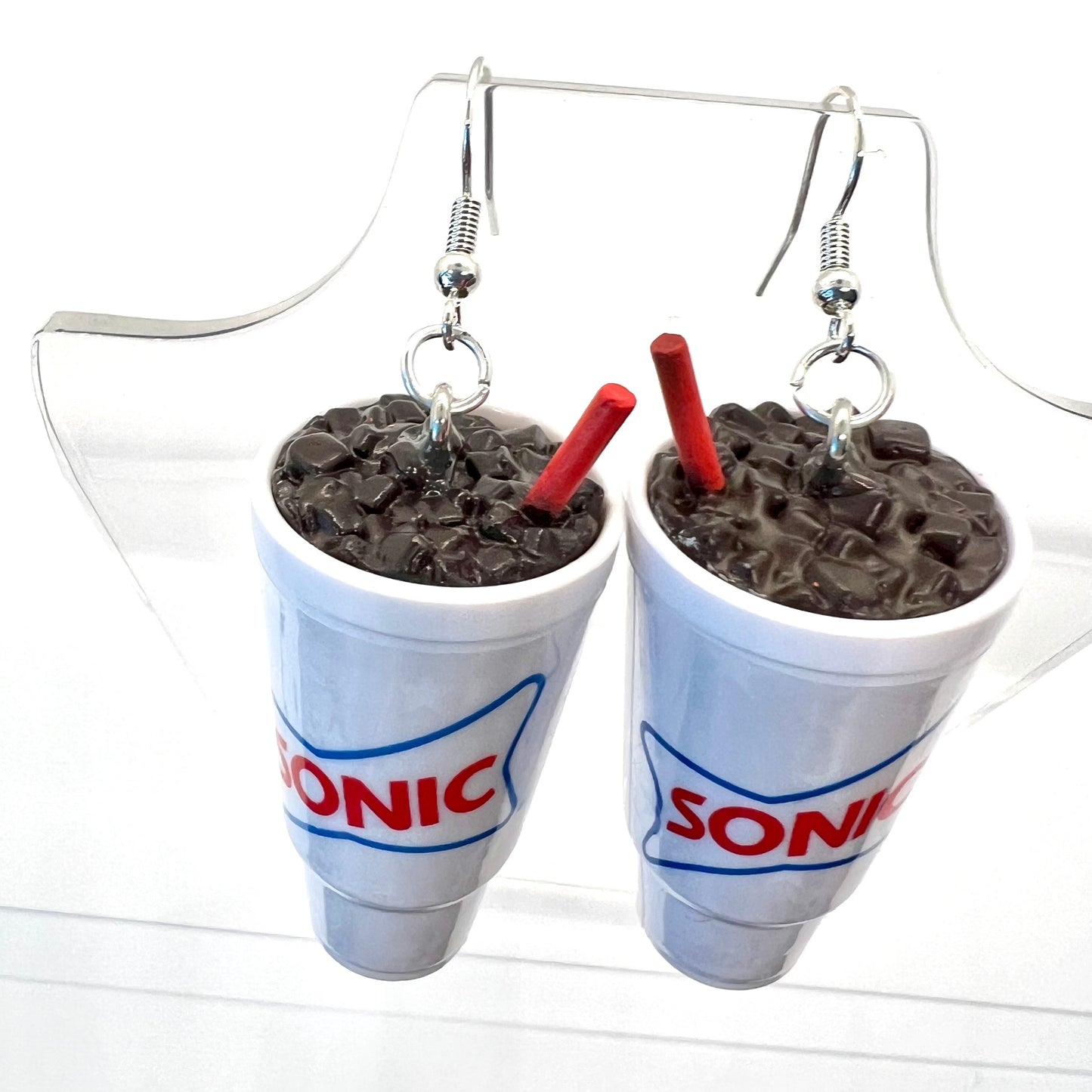 Sonic Route 44 Drink Earrings