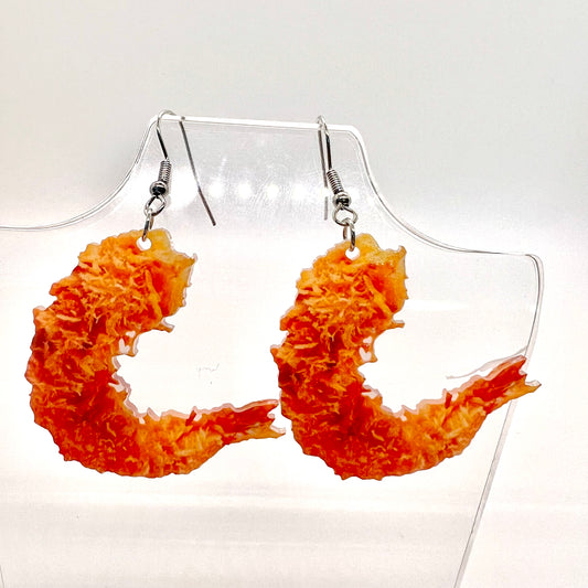 Shrimp Tempura Earrings