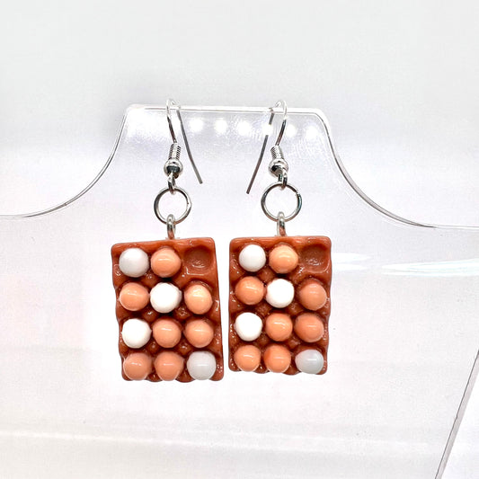 Egg Carton Earrings