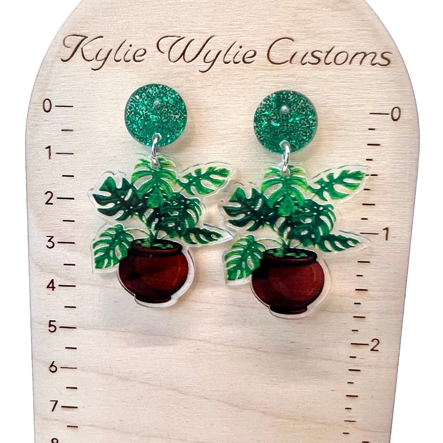 Potted Plant Earrings