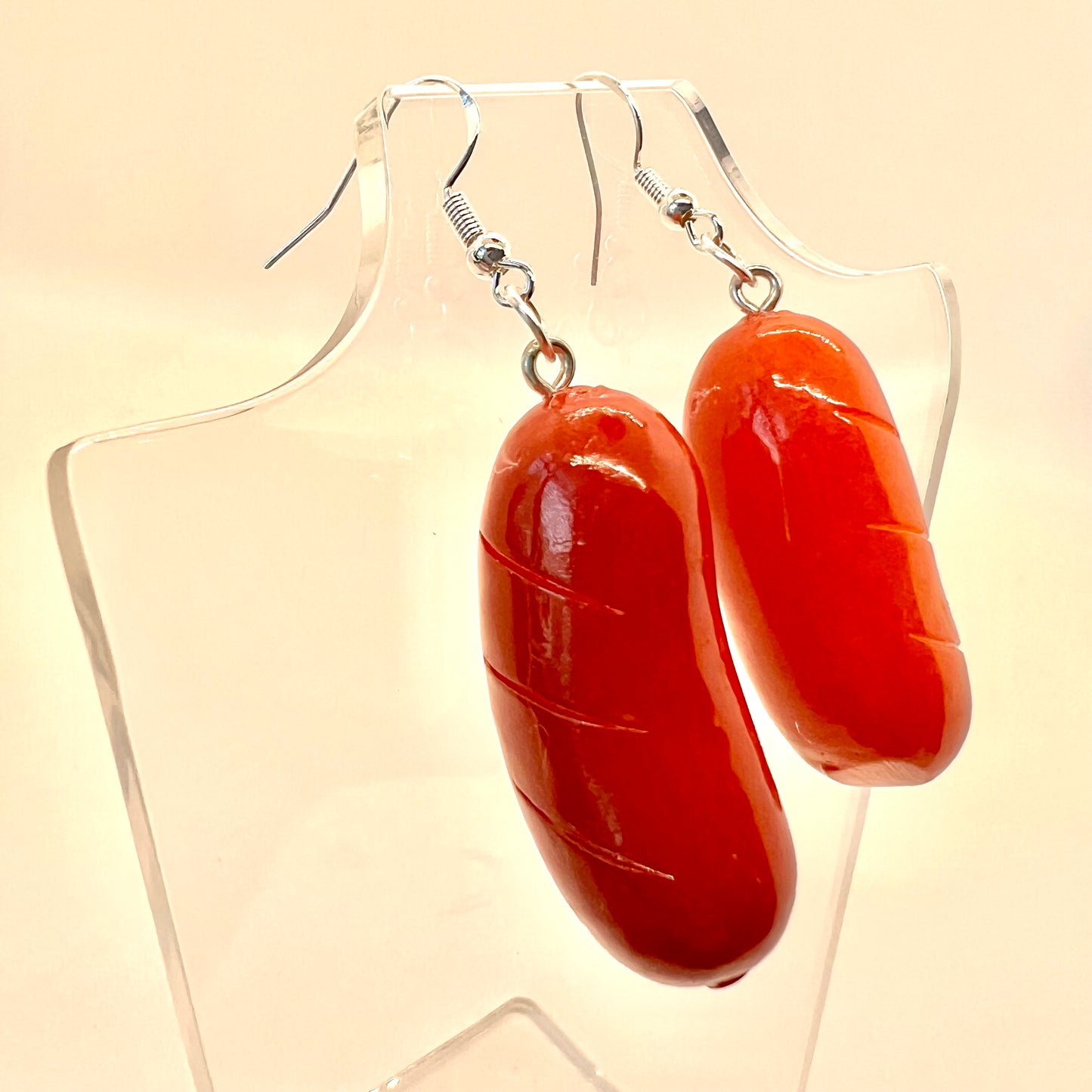 Grilled Hotdog Earrings