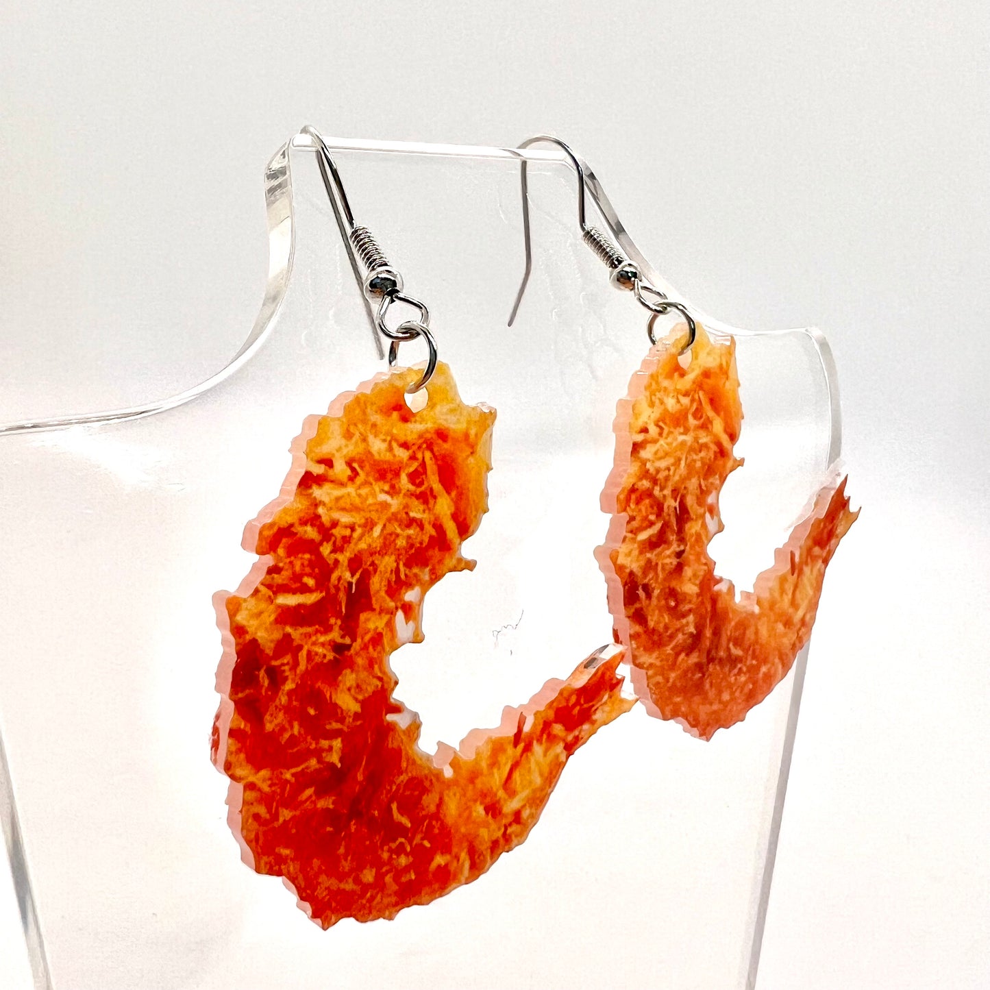 Shrimp Tempura Earrings