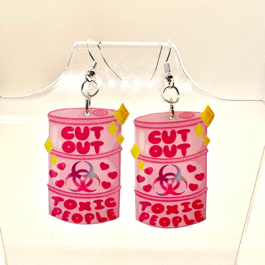 Toxic People Earrings