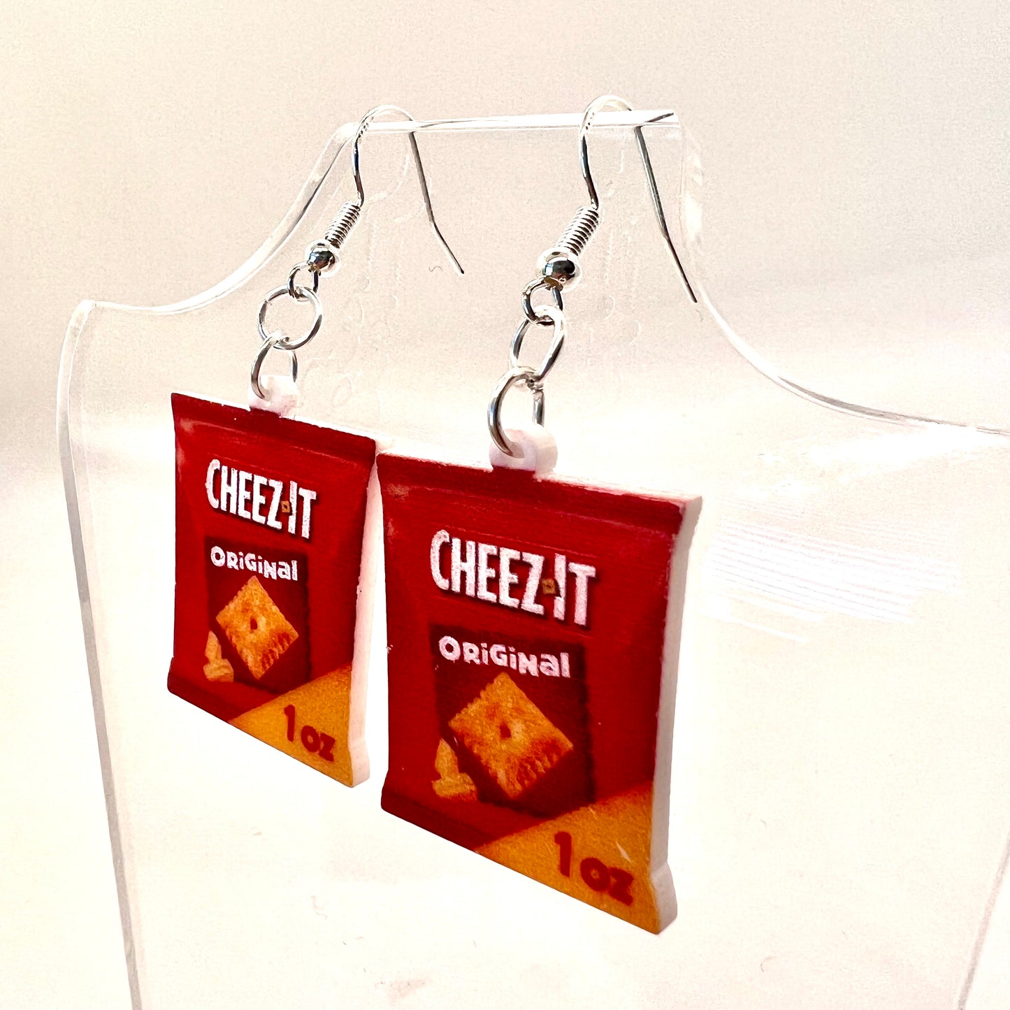 Cheez Its Earrings