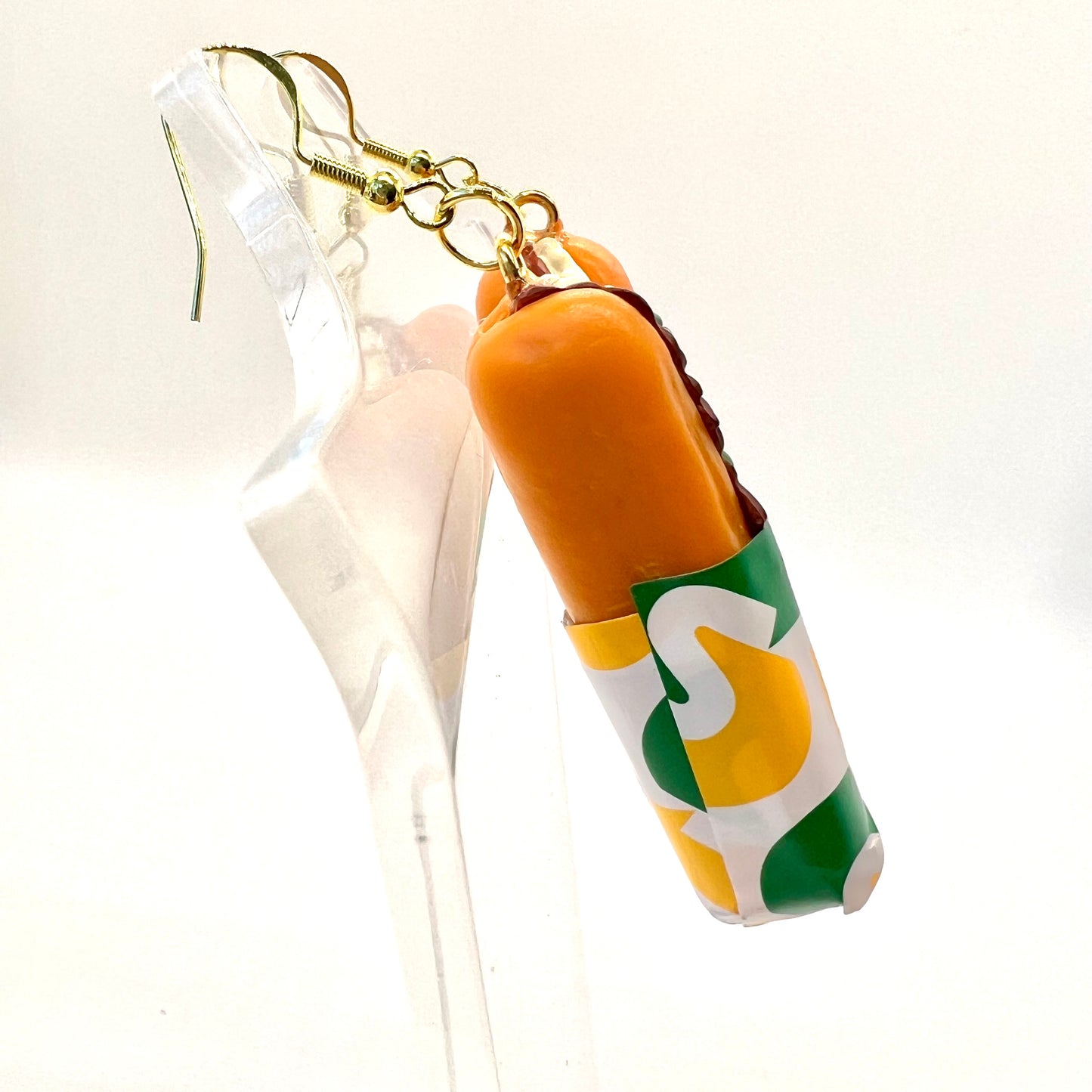 Philly Cheesesteak Subway Earrings