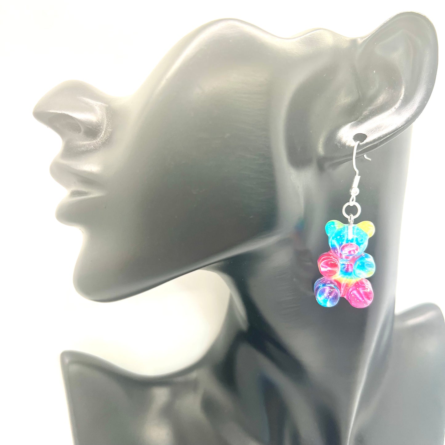 Rainbow Gummie Bear Earrings