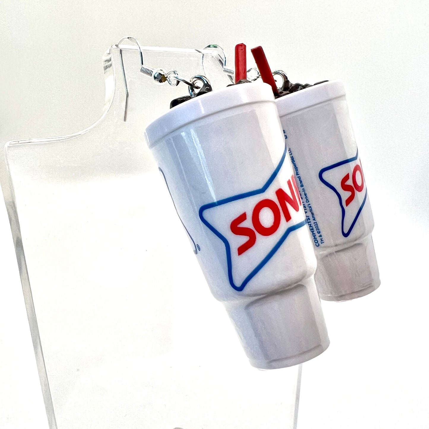 Sonic Route 44 Drink Earrings