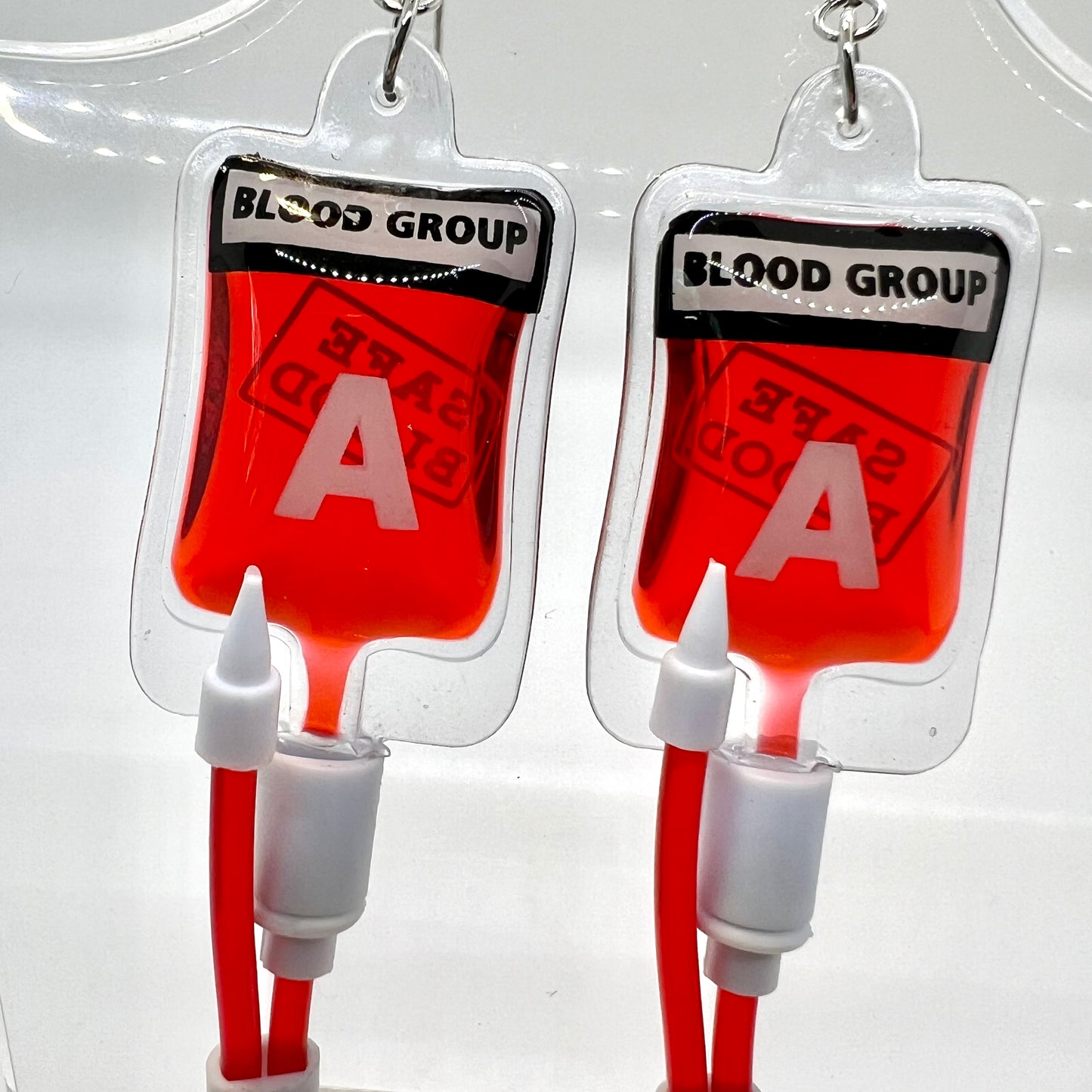 Blo0d Bag Earrings
