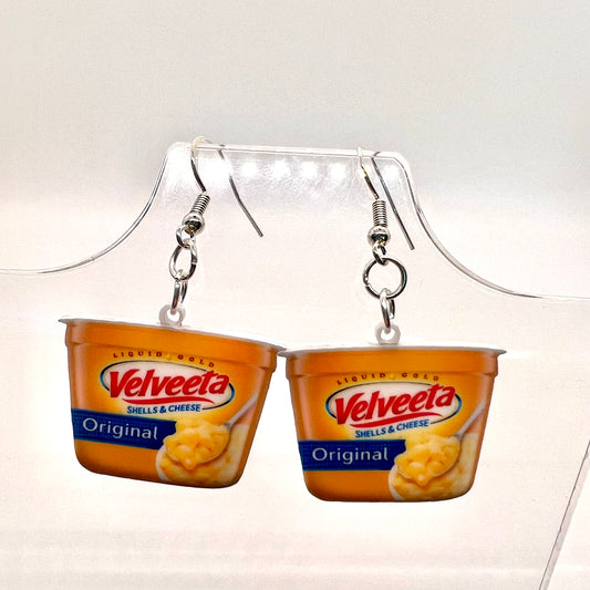Velveeta Mac Cups Earrings