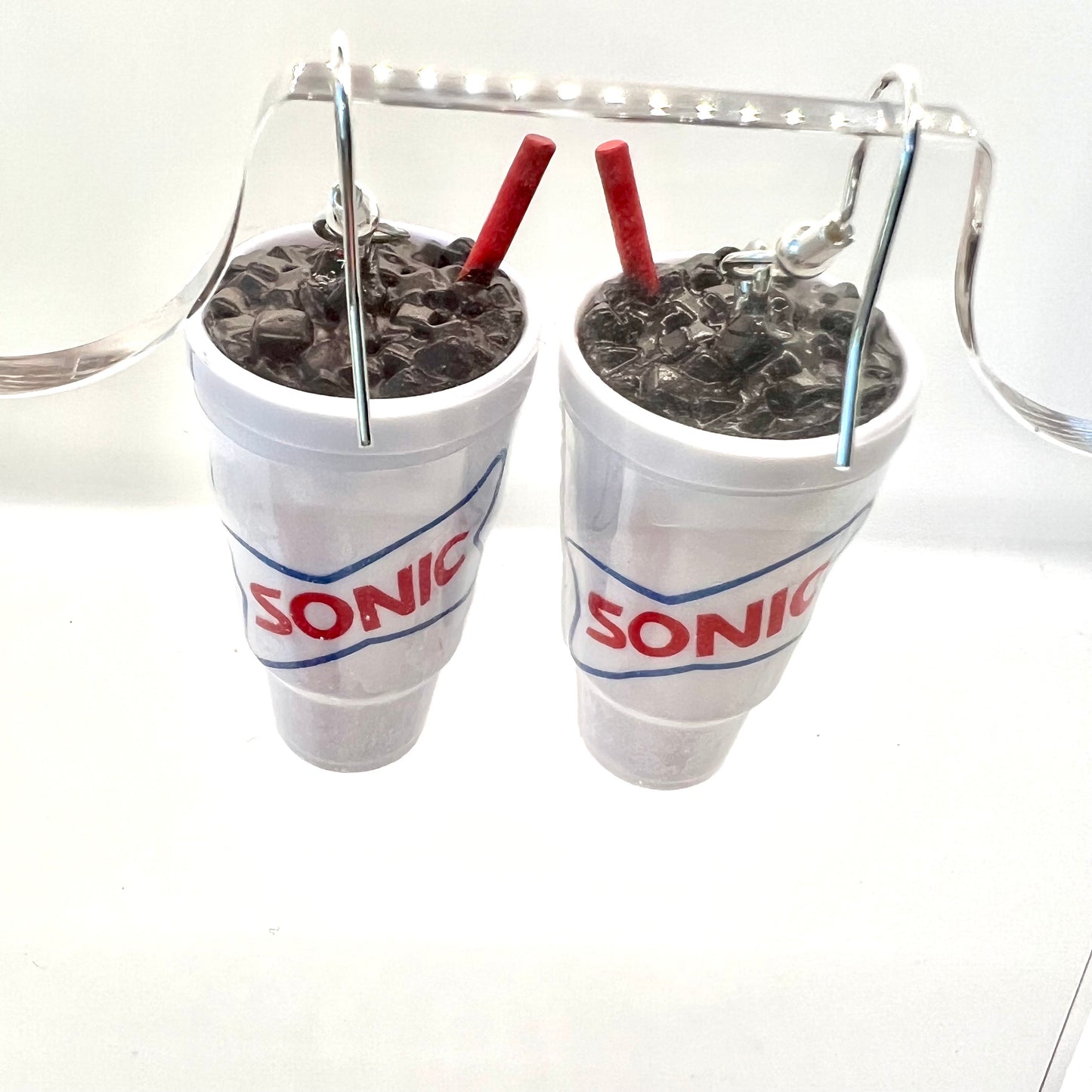 Sonic Route 44 Drink Earrings