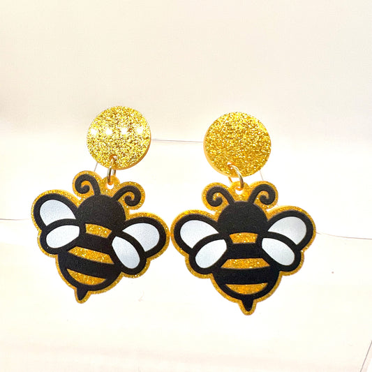 Bumble Bee Earrings