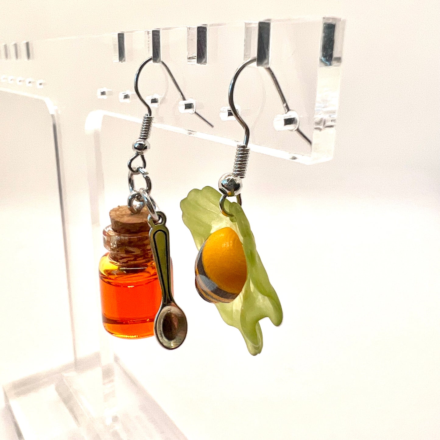 Bee & Honey Jar Earrings