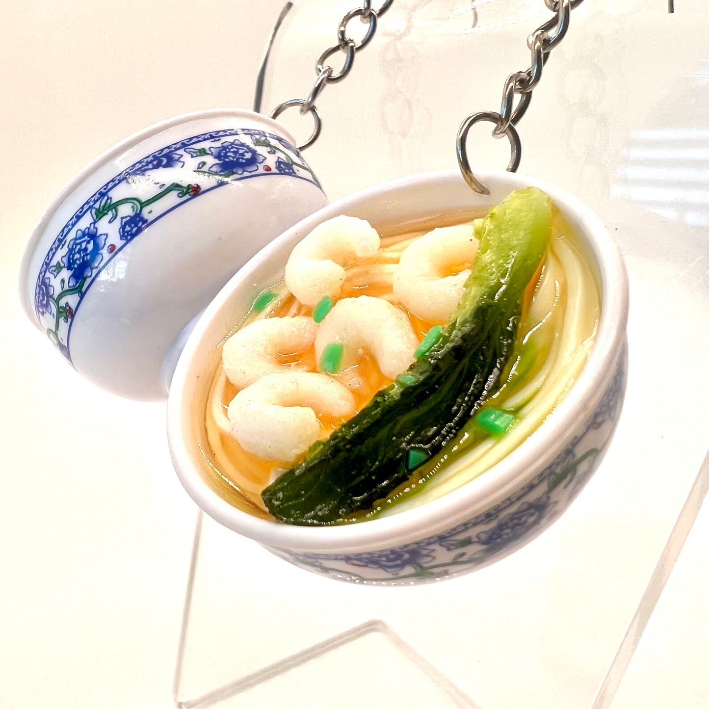 Shrimp Ramen Bowl Earrings