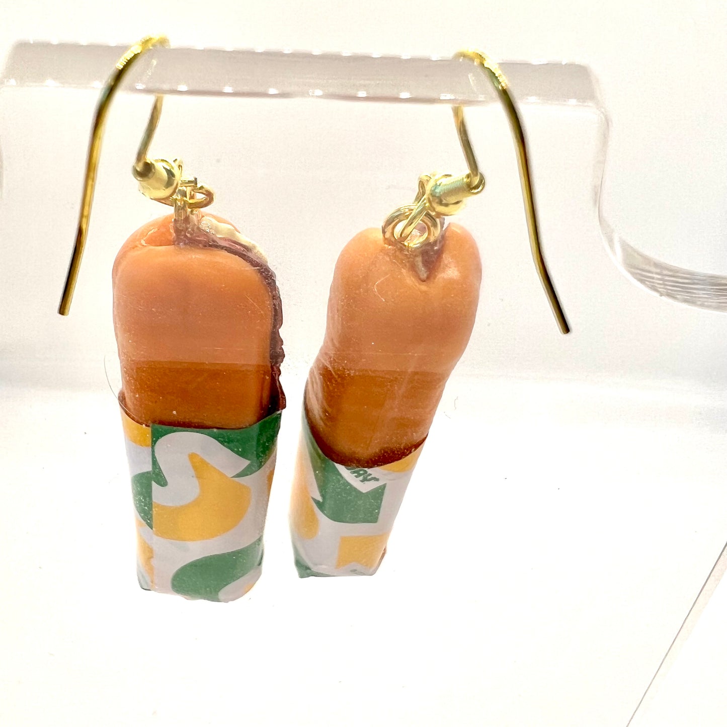 Philly Cheesesteak Subway Earrings