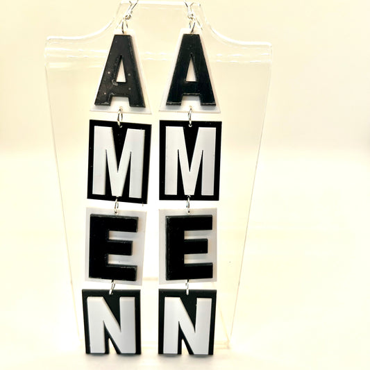 “Amen” Earrings