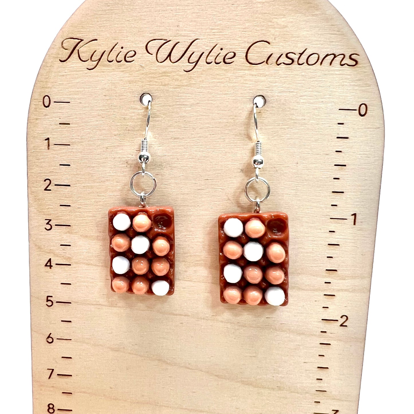 Egg Carton Earrings