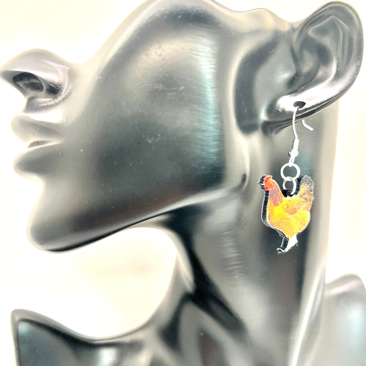 Chicken Earrings