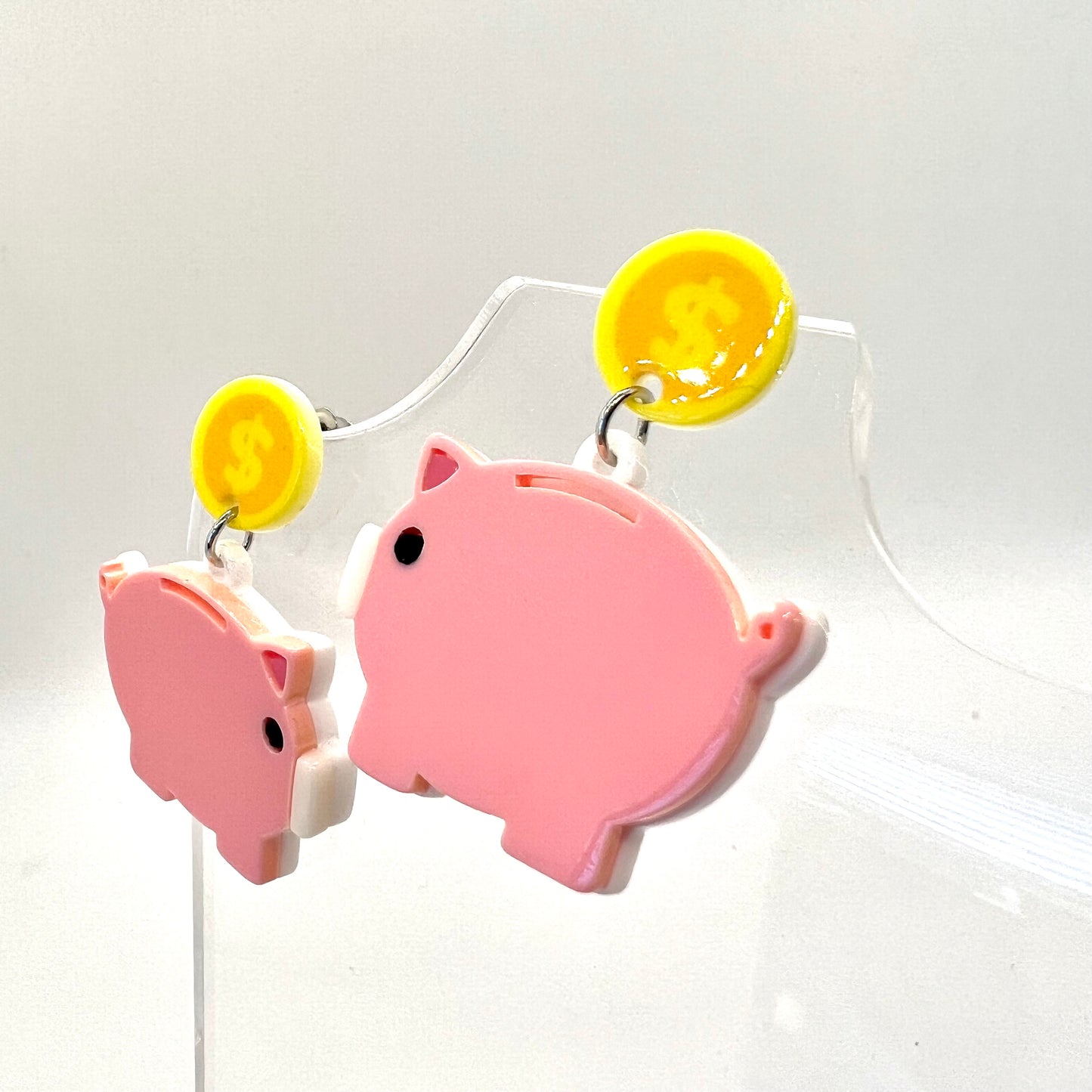 Piggy Bank Earrings