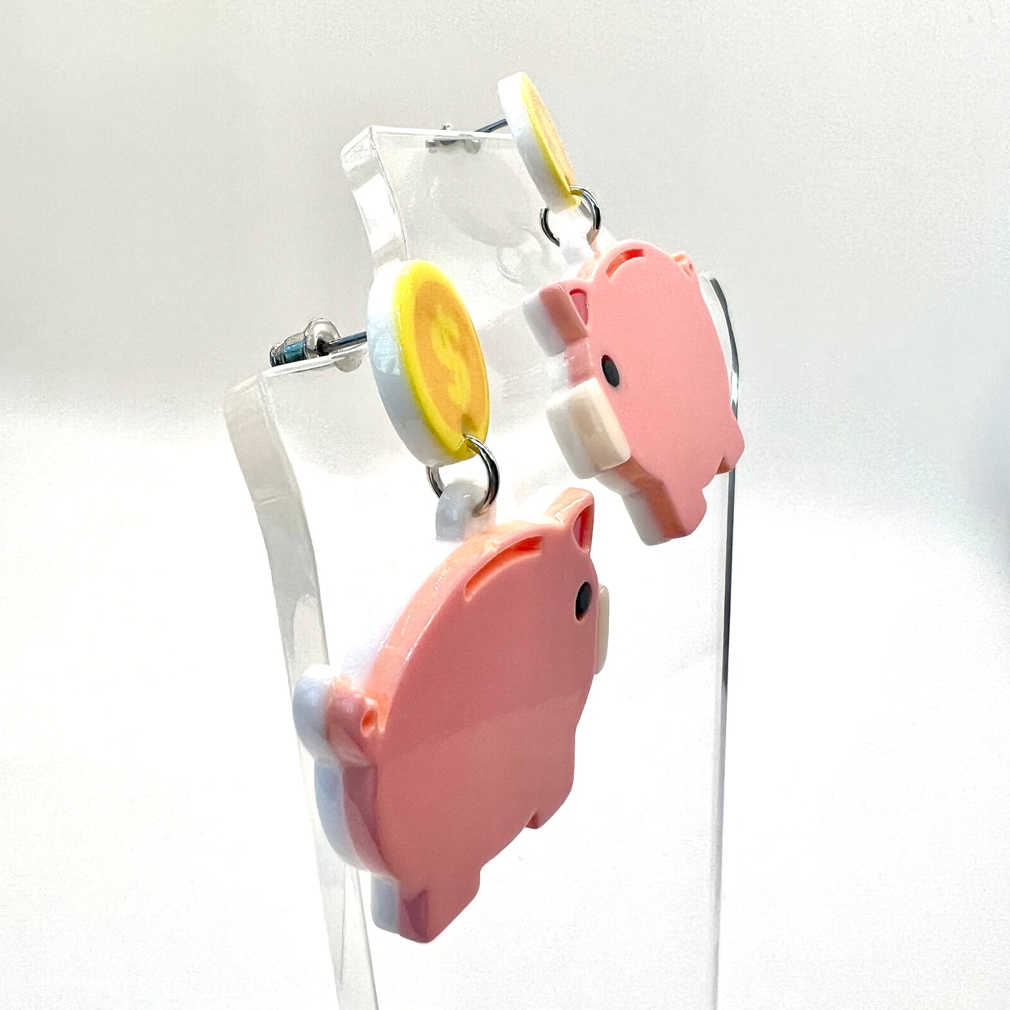 Piggy Bank Earrings