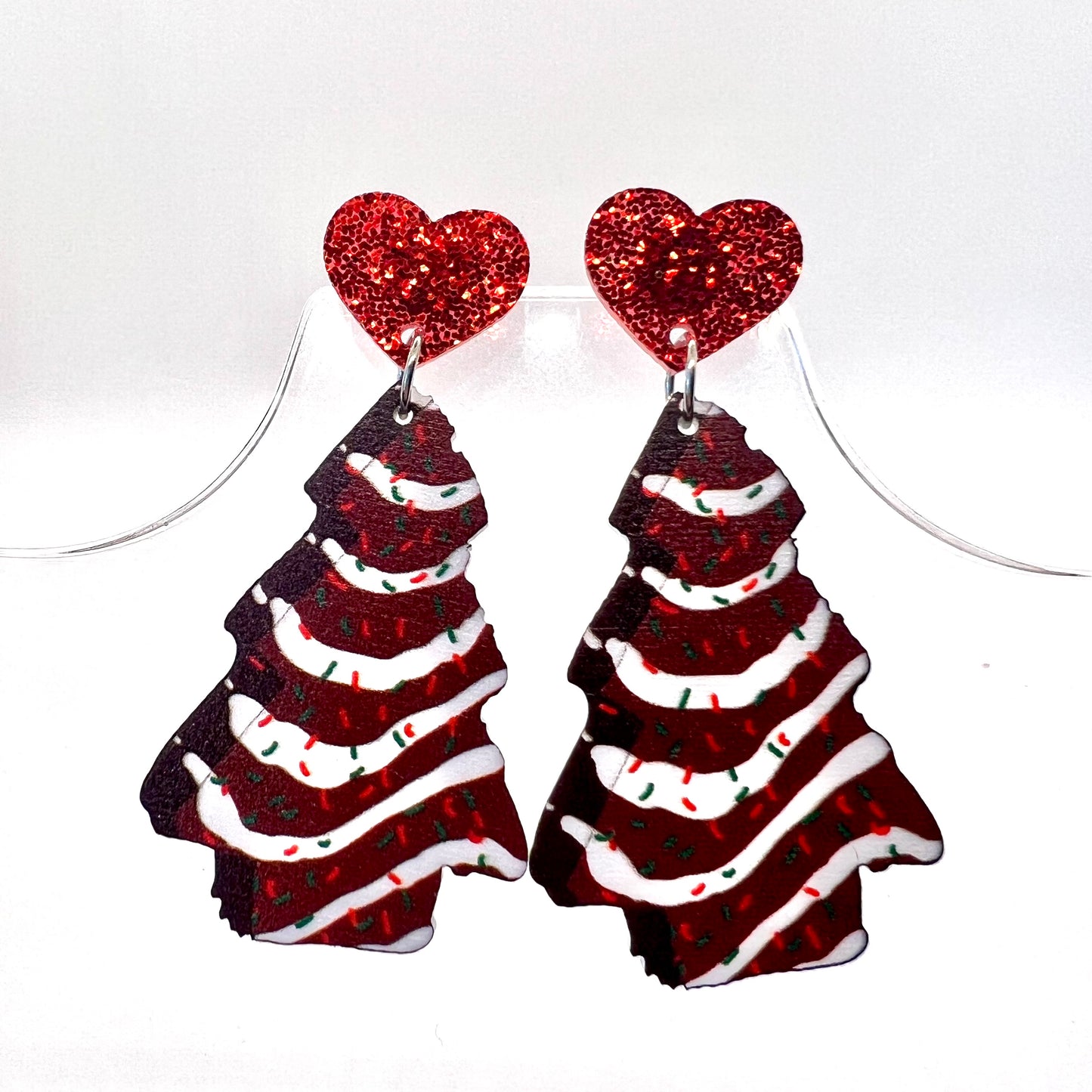 Little Debbie Tree Earrings