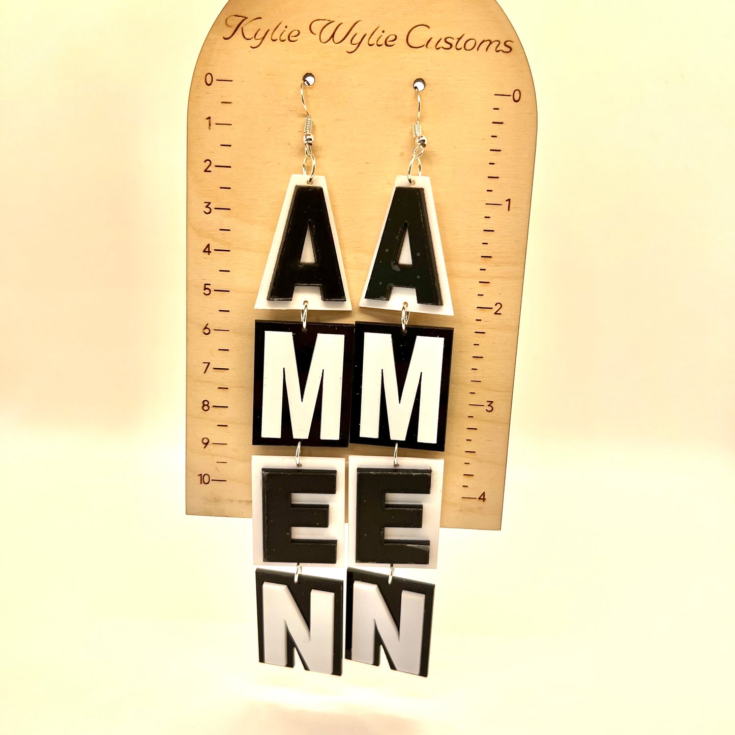 “Amen” Earrings