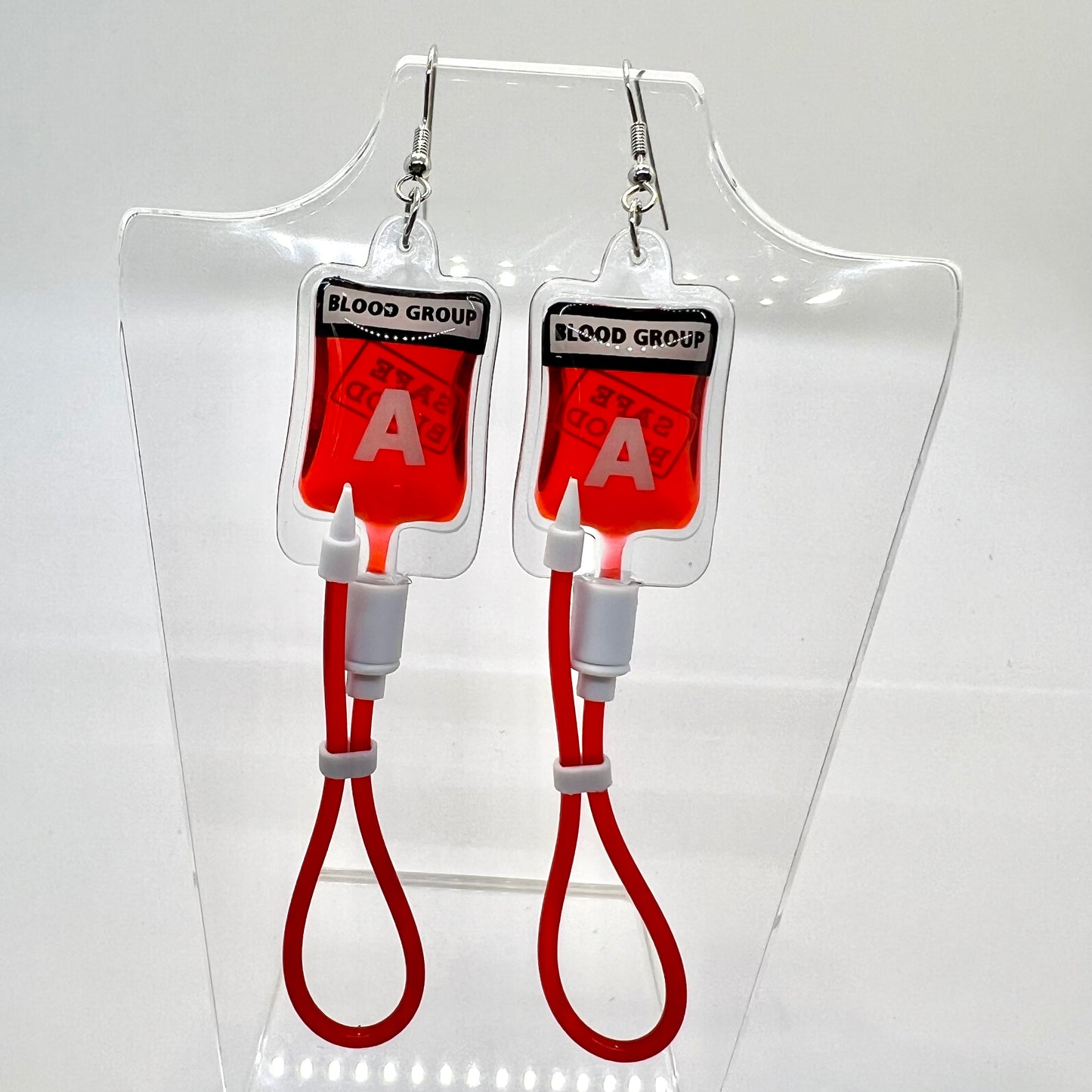 Blo0d Bag Earrings