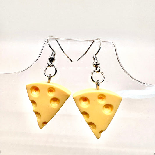 Cheese Slice Earrings
