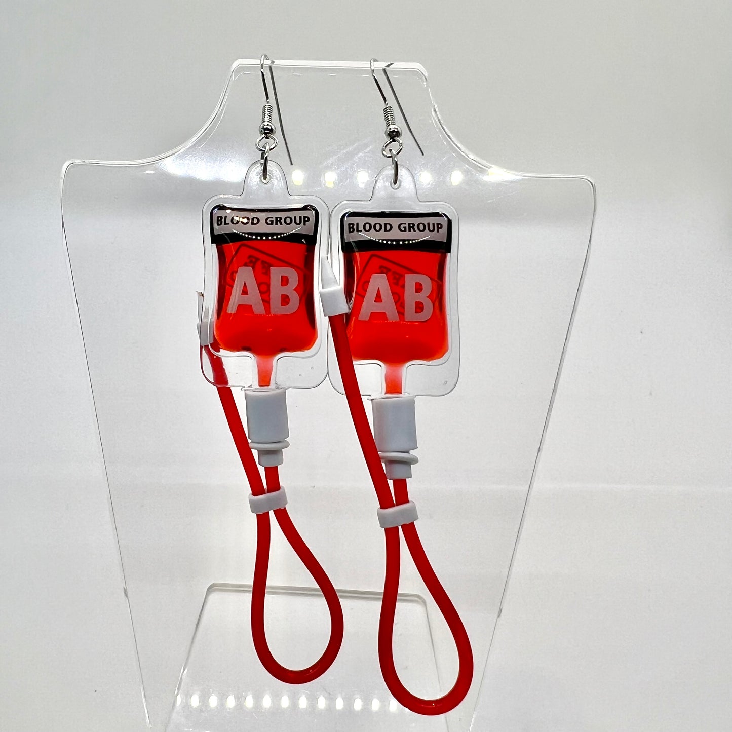 Blo0d Bag Earrings