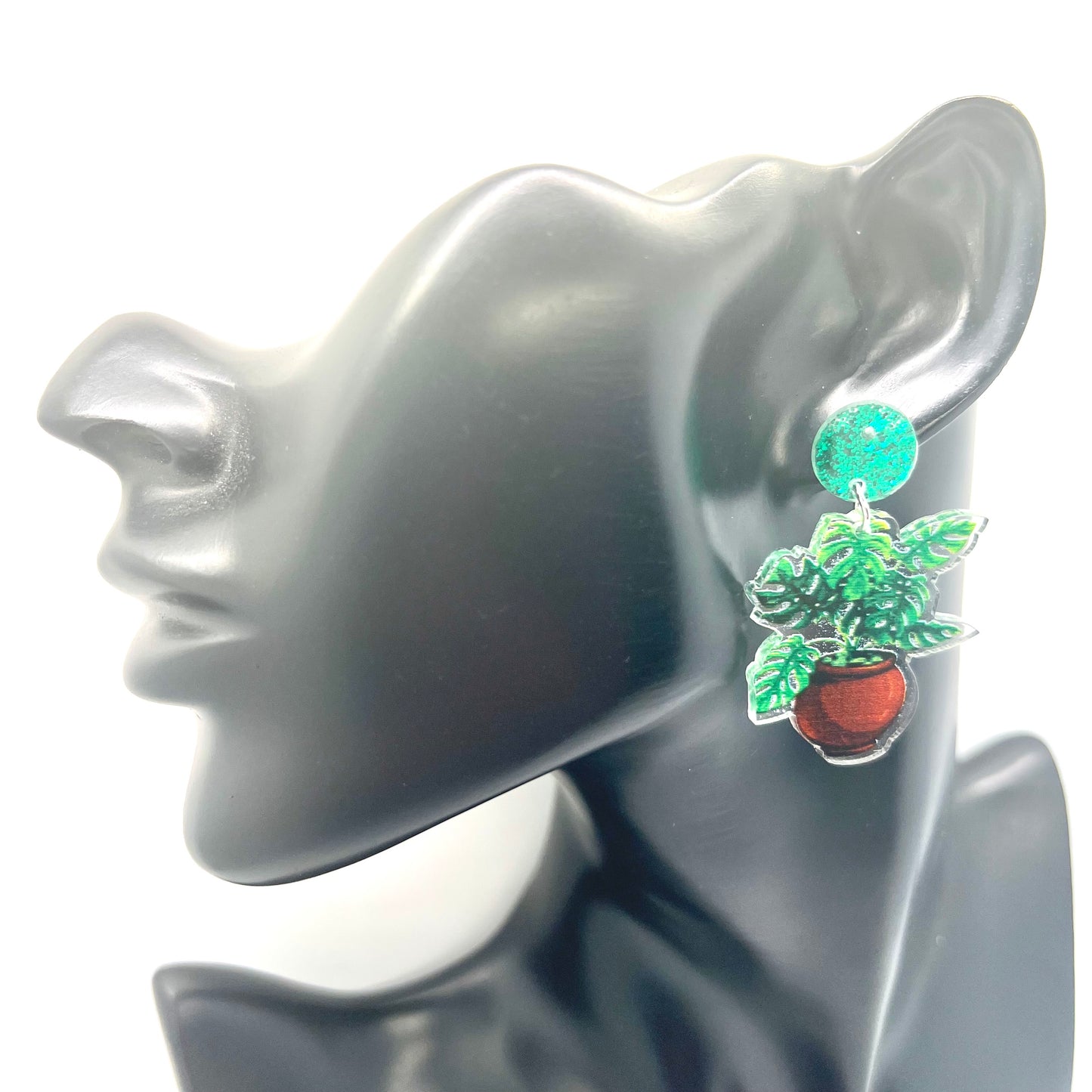 Potted Plant Earrings