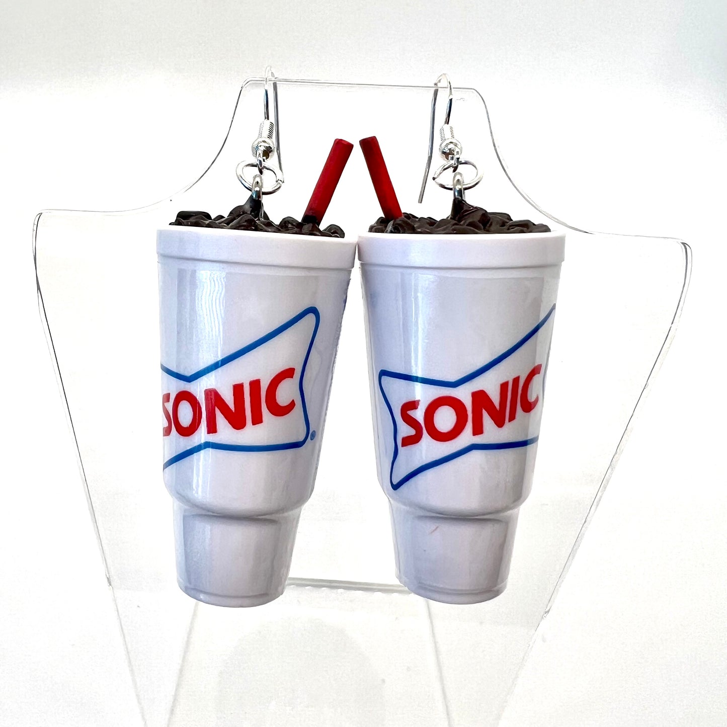 Sonic Route 44 Drink Earrings