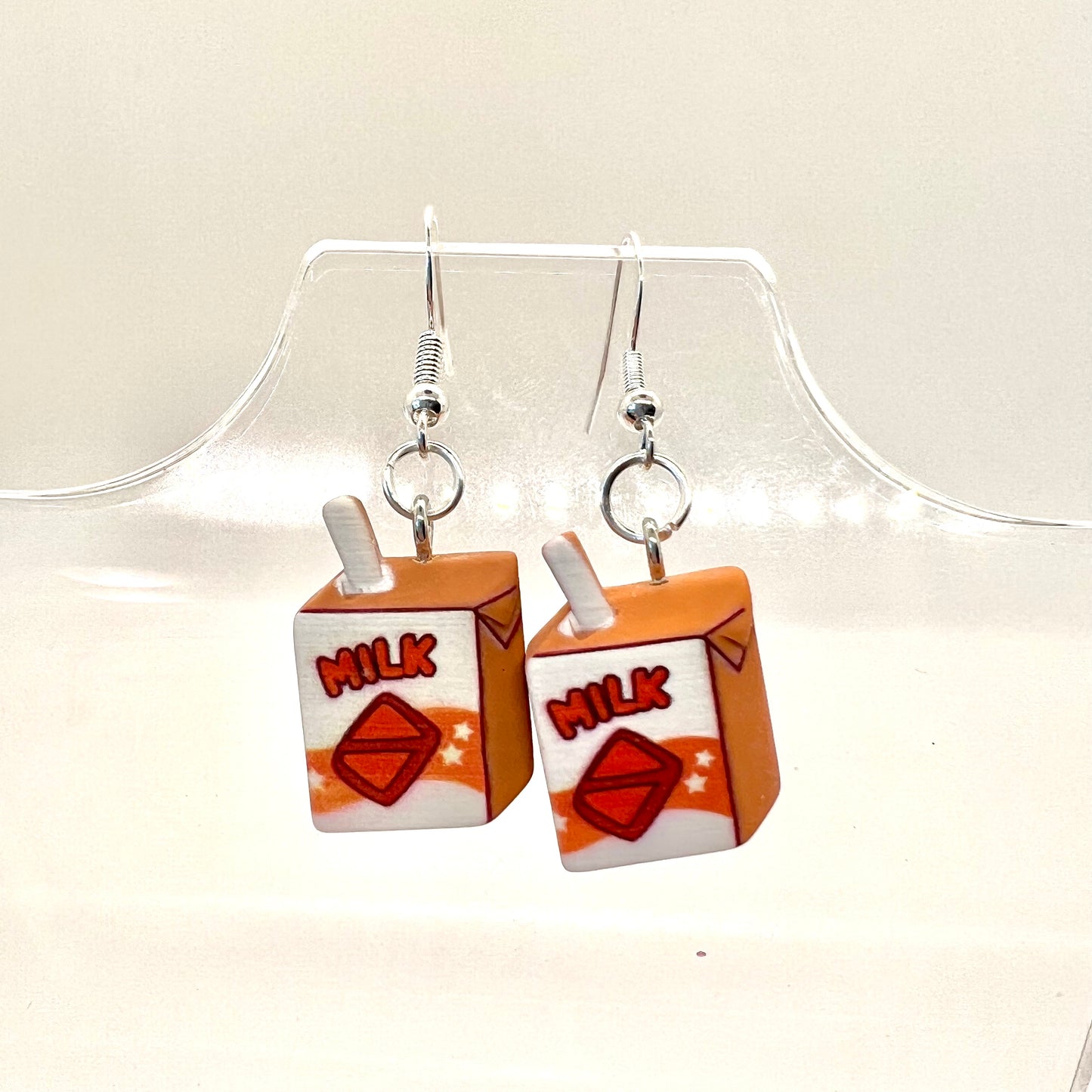 Milk Carton Earrings