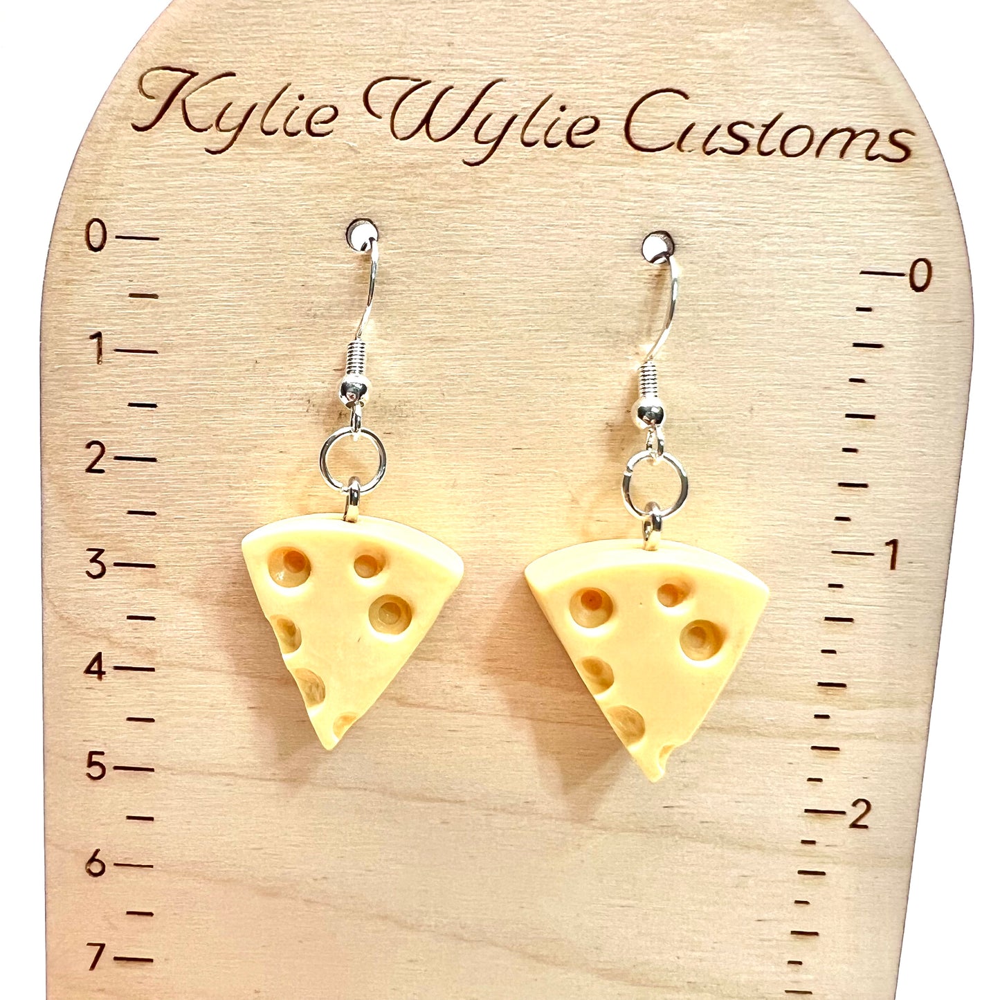 Cheese Slice Earrings