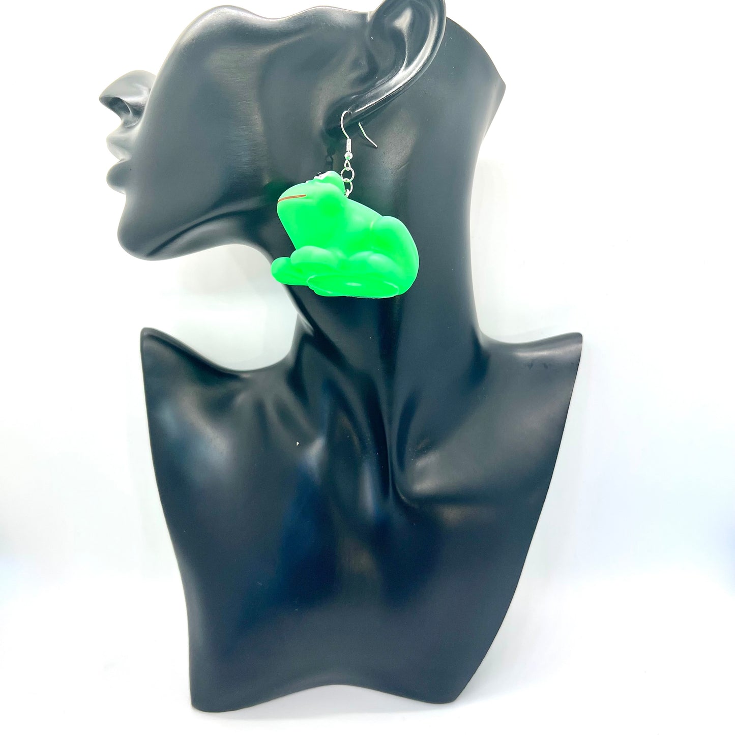 Large Frog Earrings