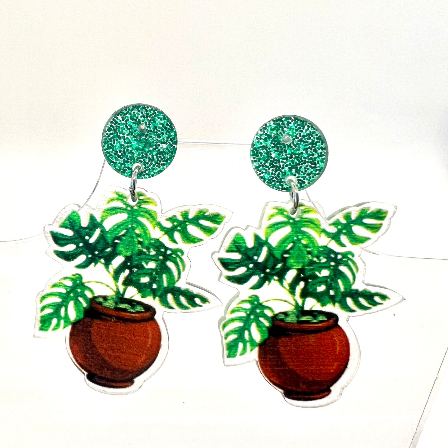 Potted Plant Earrings
