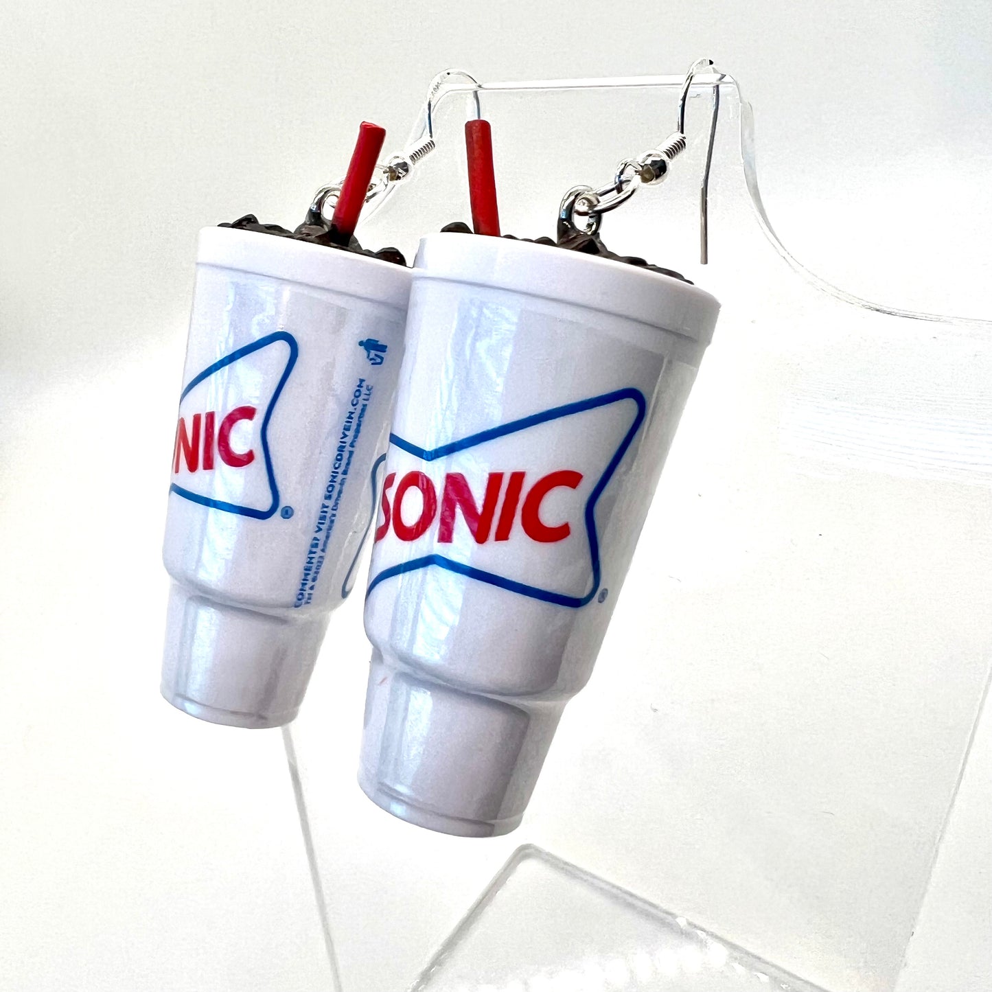 Sonic Route 44 Drink Earrings