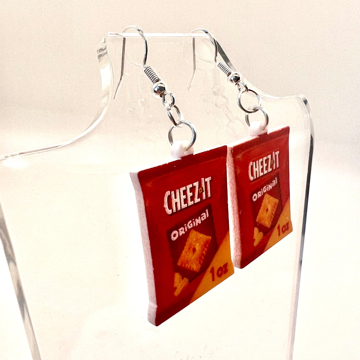 Cheez Its Earrings