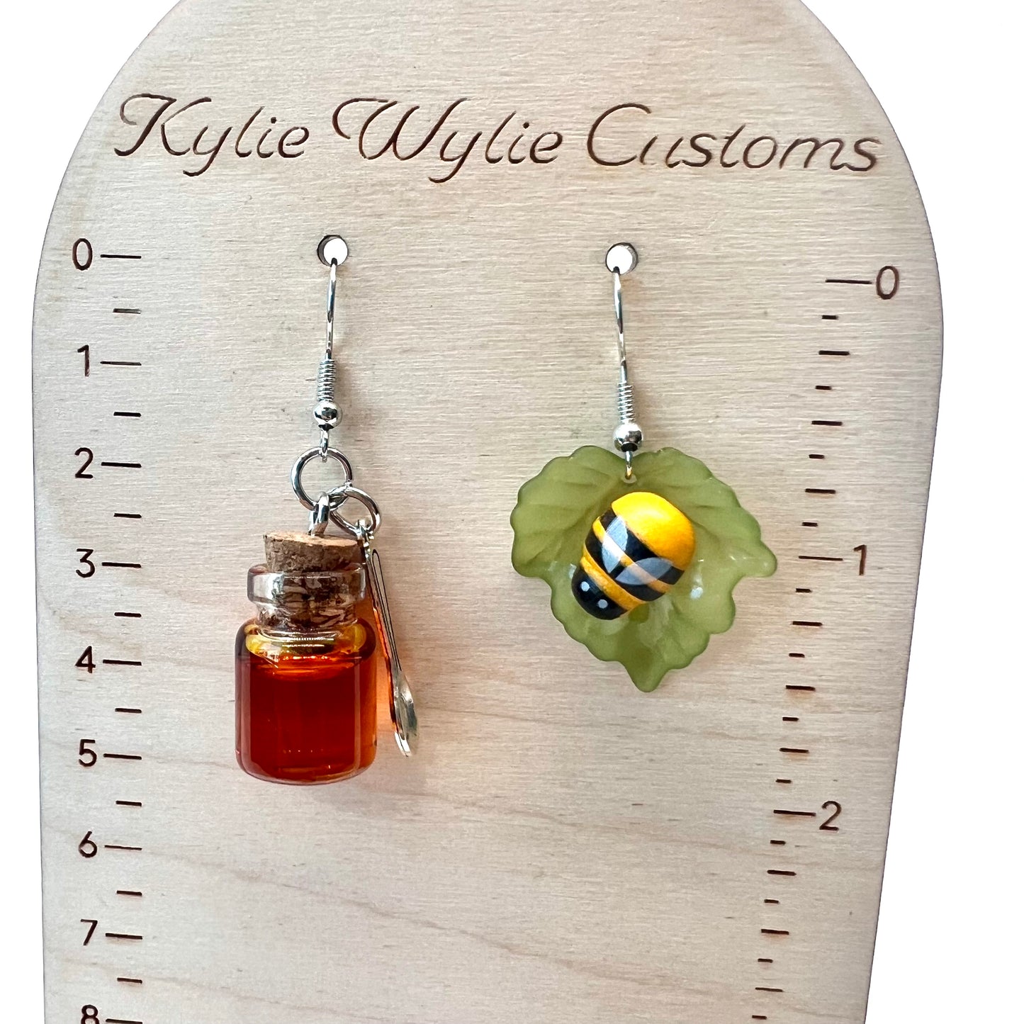 Bee & Honey Jar Earrings