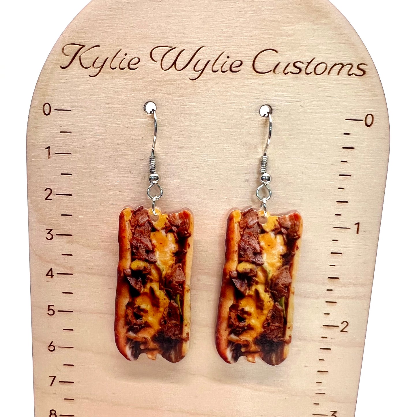 Philly Cheese Steak Earrings
