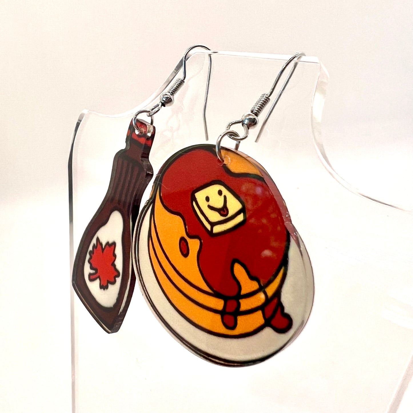 Pancakes & Syrup Earrings