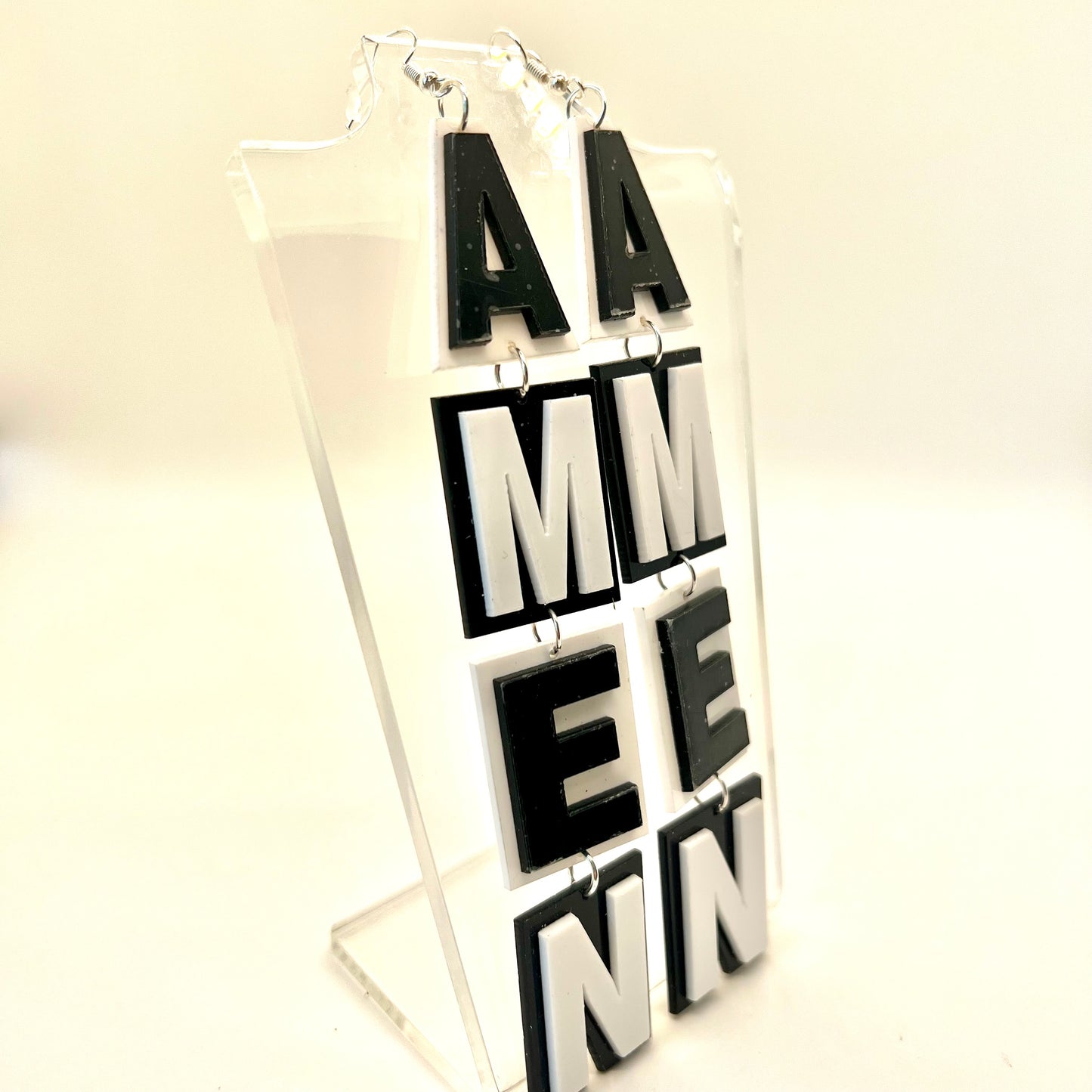 “Amen” Earrings