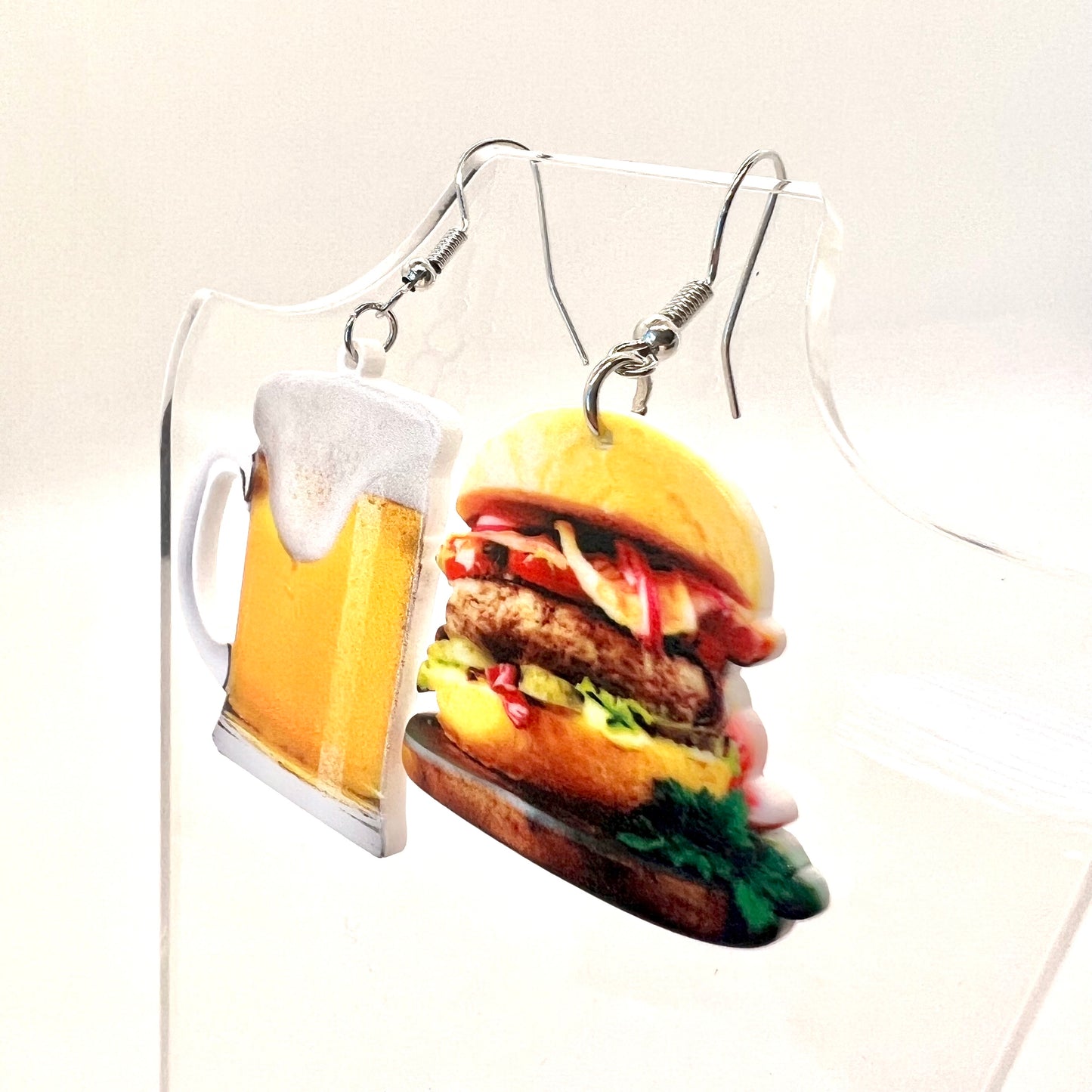 Burger & Beer Earrings