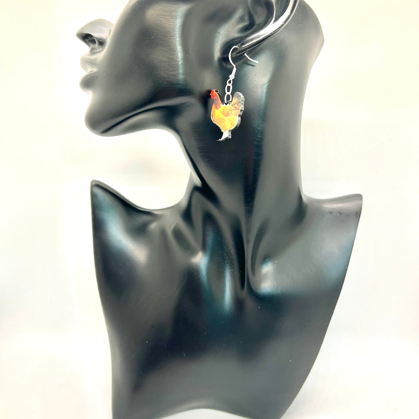 Chicken Earrings