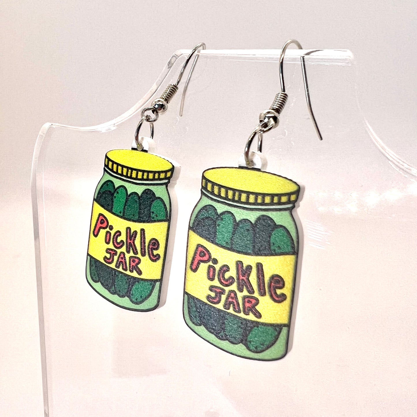 Pickle Jar Earrings