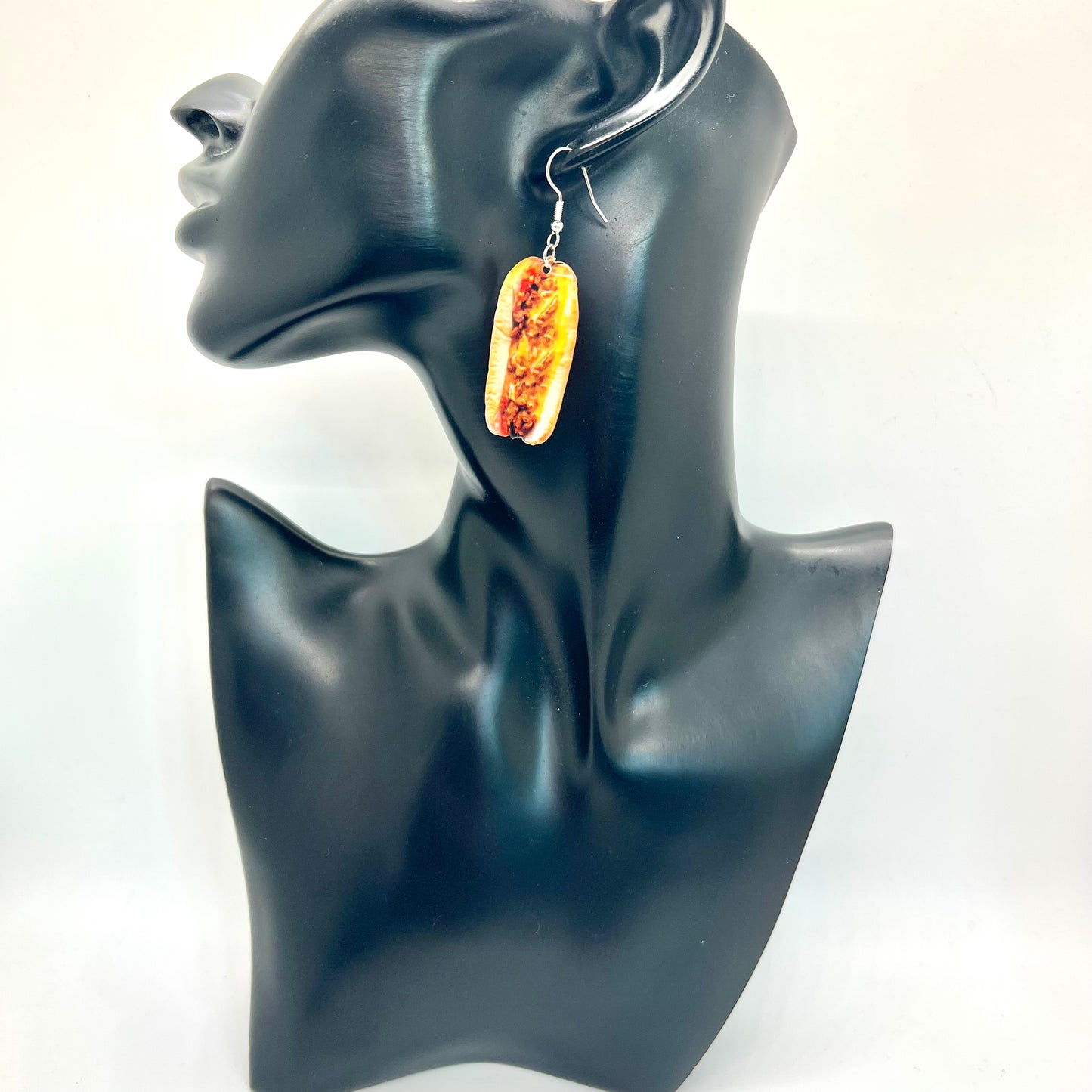 Chili Dog Earrings