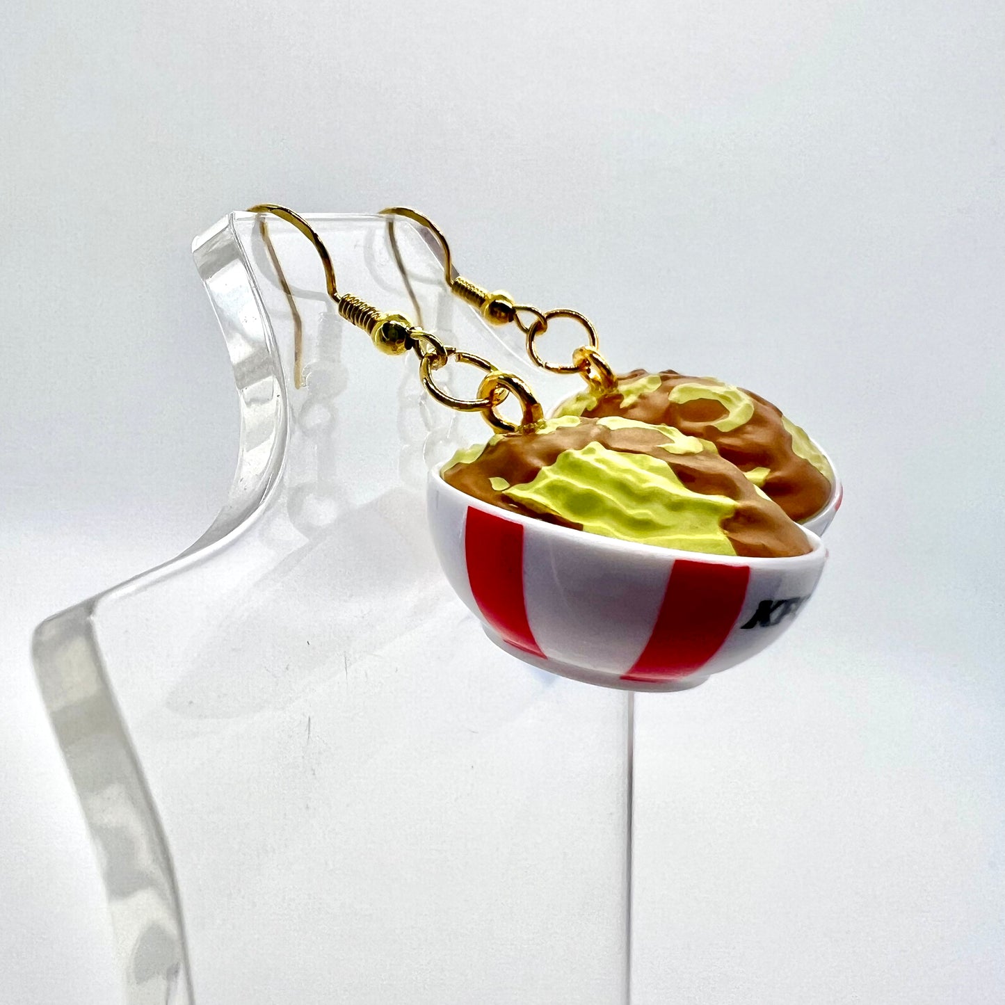 KFC Mashed Potatoes Earrings