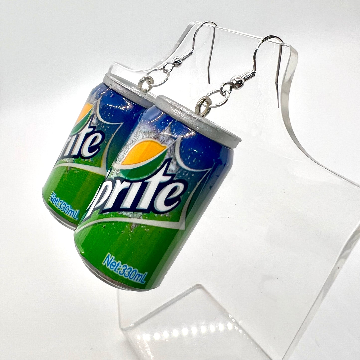 Large Sprite Can Earrings