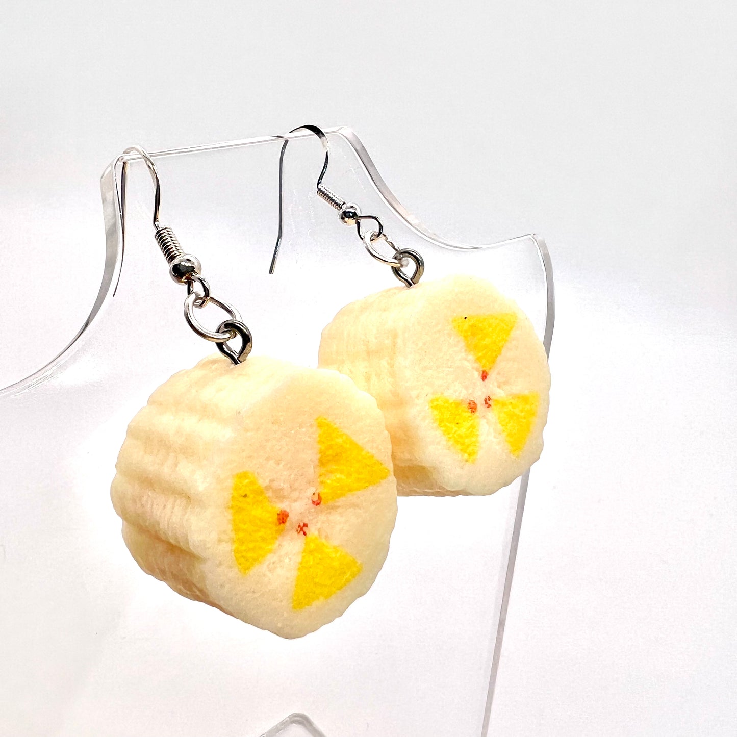 Banana Slice Earrings