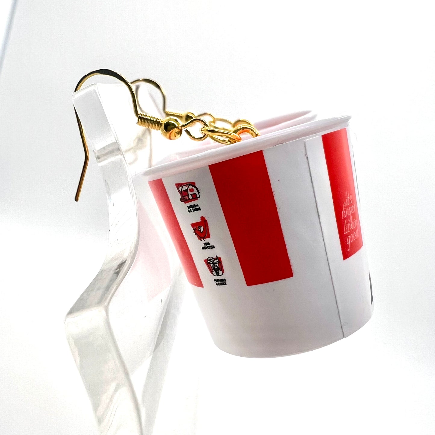 KFC Bucket Earrings