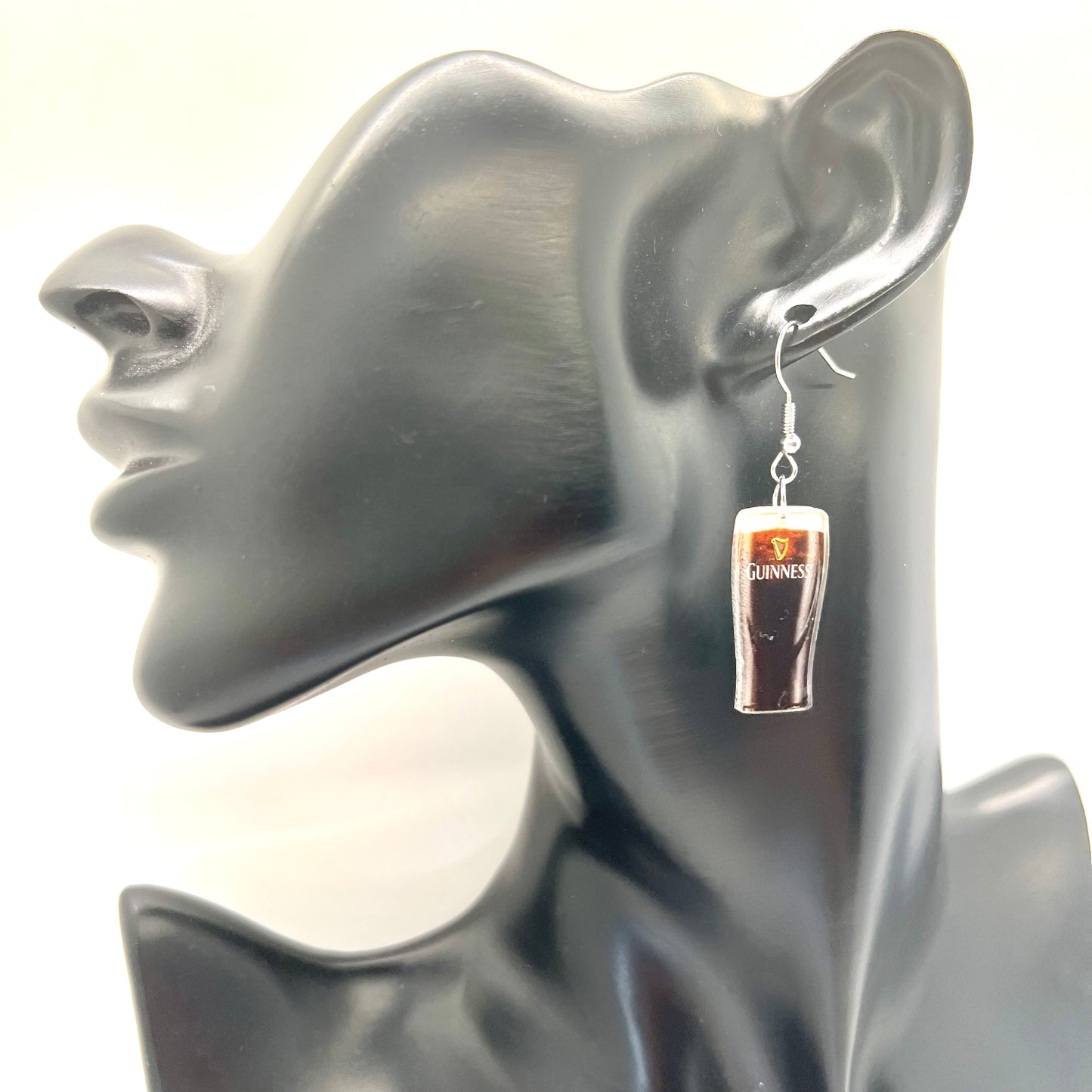 Guinness Glass Earrings