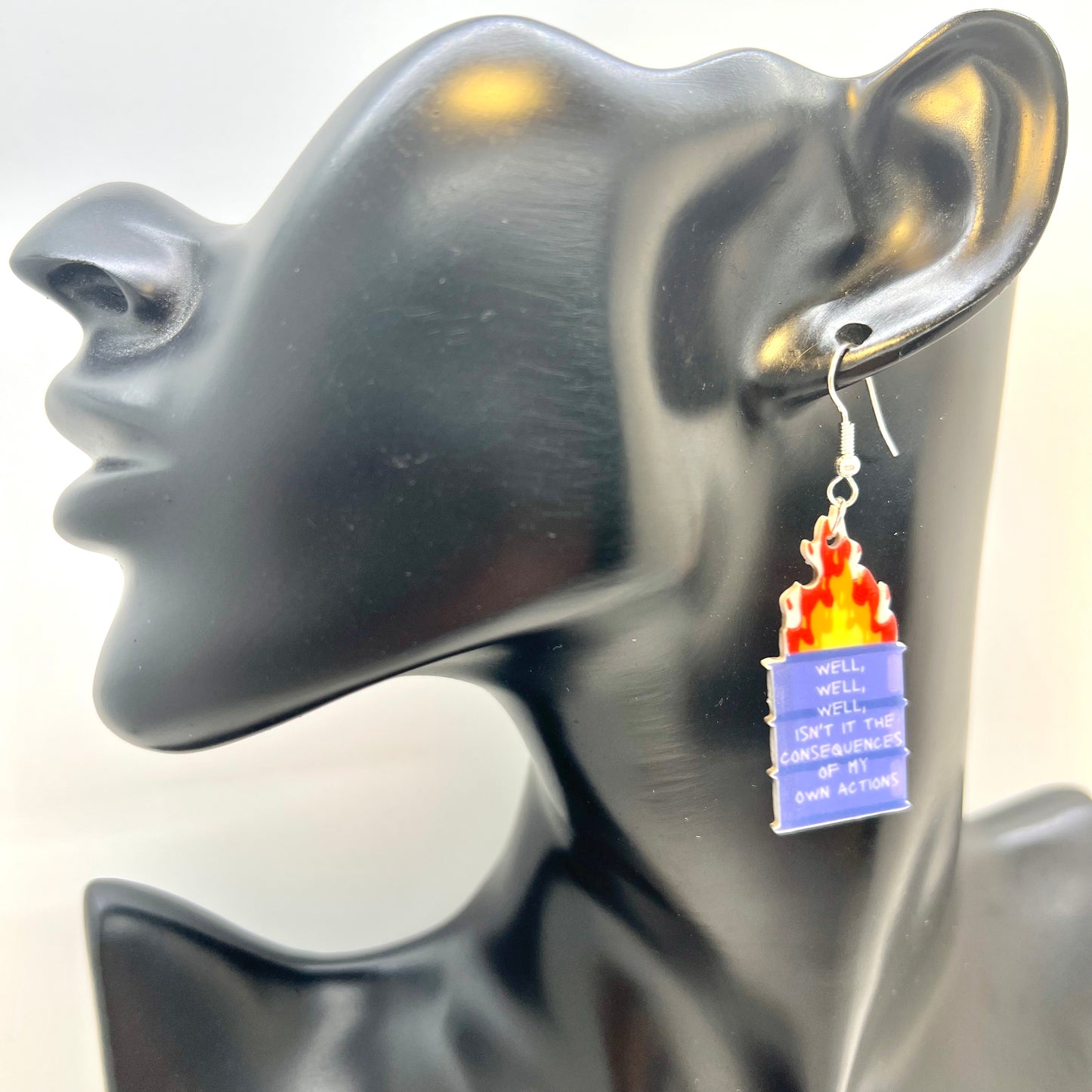 Dumpster Fire Earrings